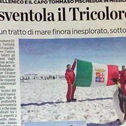 Antartico sventola tricolore spezzino